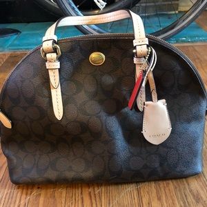 Coach bag with wallet and coin purse